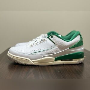 Nike Air Jordan 2/3 White/Pine Green/Sail/Neutral Grey Mens Size 11 [FD0383-103]